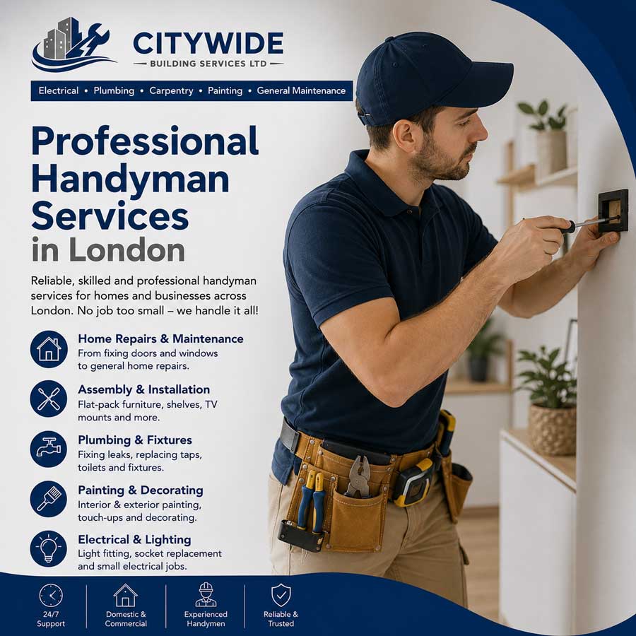Professional handyman services in London