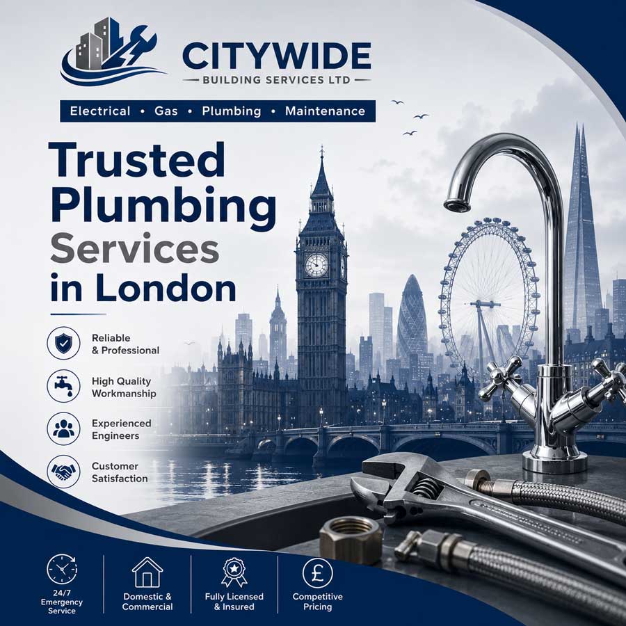 Professional plumbing services in London by City WBS