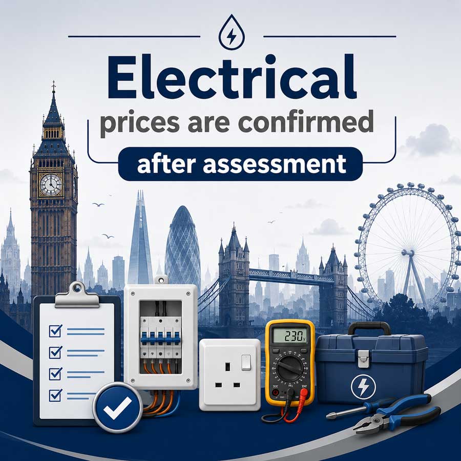 Electrical prices are confirmed after assessment