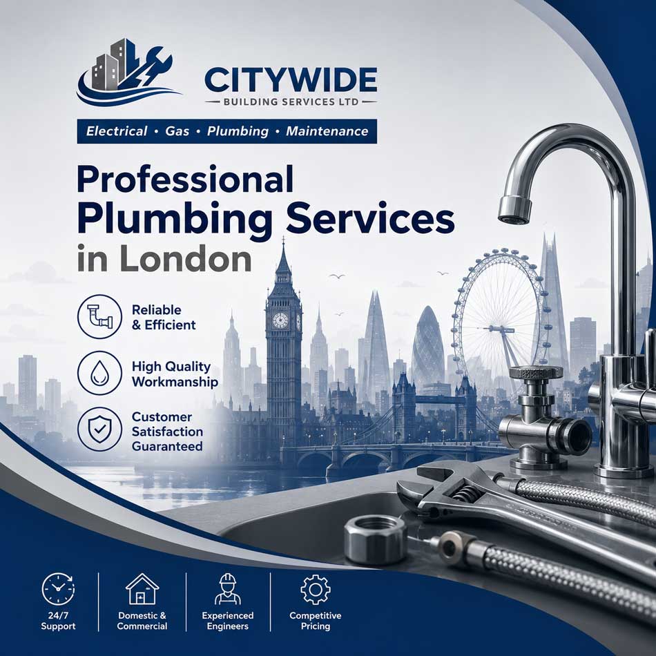 Professional plumbing services in London