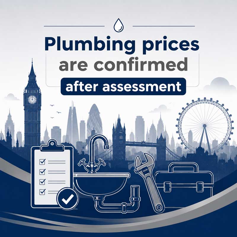 City WBS plumber attending a London property