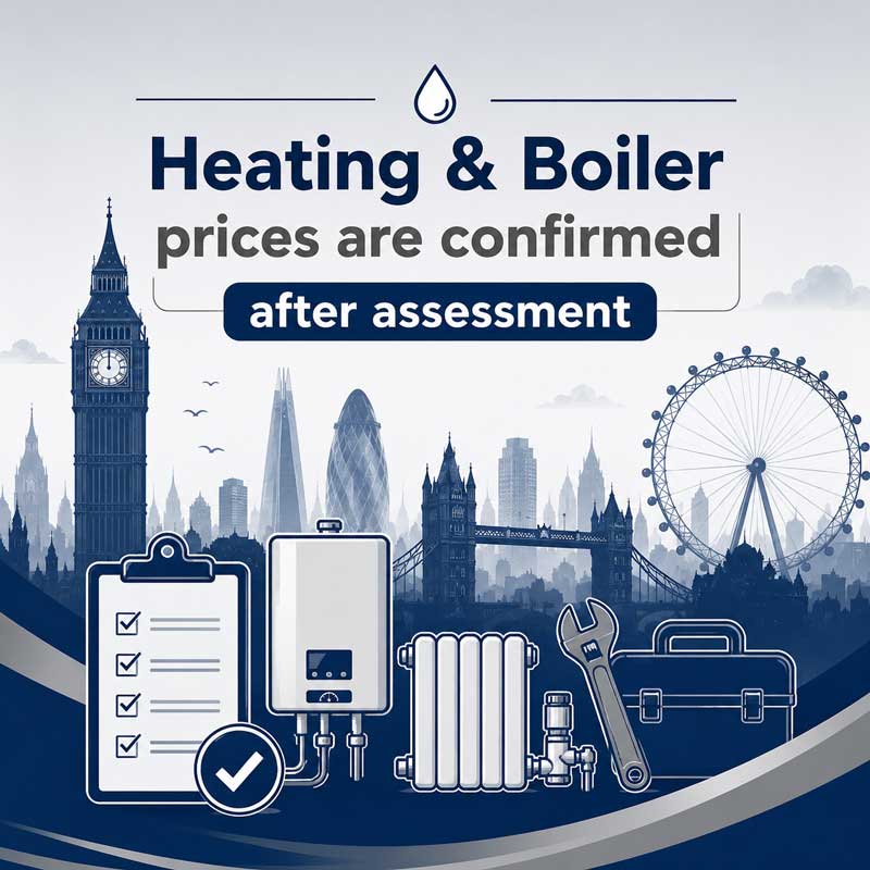 City WBS heating engineer attending a London property